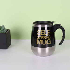 Stainless Steel Fully Automatic Coffee/Milk Tea Stirrer Vacuum Insulated Travel <b>Mug</b> Logo Customization Electric <b>Large</b> Capacity - Product Image 2