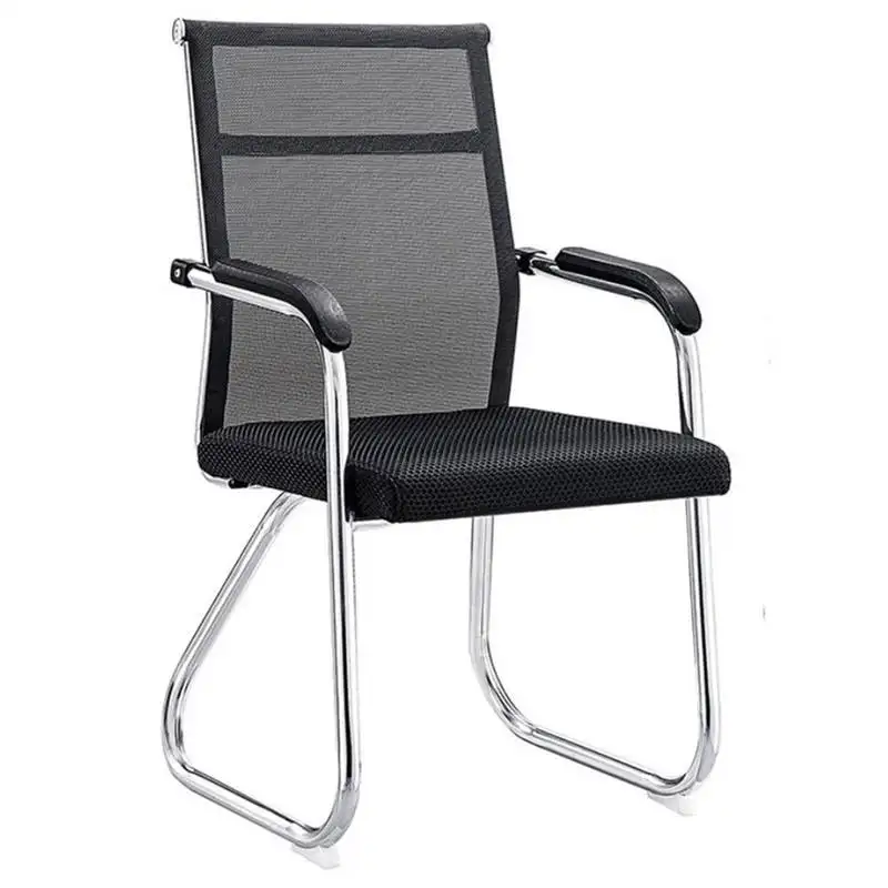 Silla ergonómica para trabajo de personal, sillón de oficina de tela de malla de espalda alta, barata, venta al por mayor de fábrica