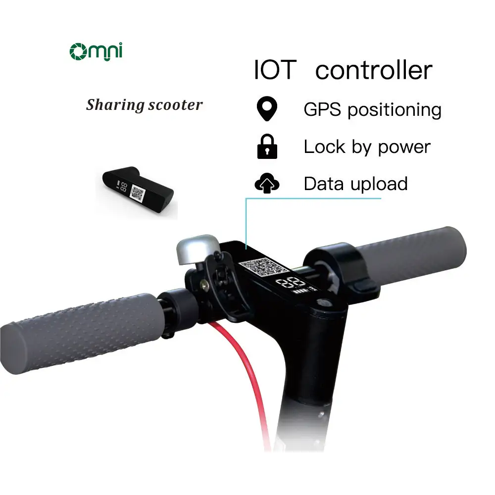 Omni — serrure électrique intelligente pour Scooter, système de location Gps 4G Iot, changement de Code Qr