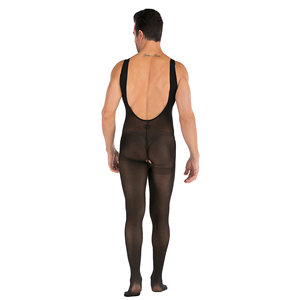 Bas de corps sans entrejambe en soie Unsex pour homme sexy - Product Image 2