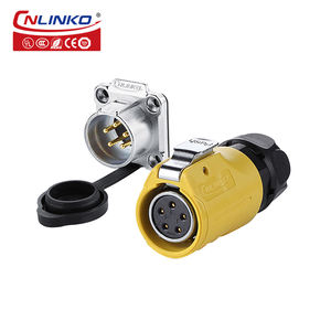 CNLINKO LP20, промышленный 3-контактный 4-контактный 5-контактный штекер, гнездовой разъем, Электрический кабельный разъем, 1/4 байонет IP68, водонепроницаемый разъем - Product Image 3