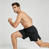 Shorts de combat MMA à séchage rapide avec poches zippées, fentes latérales, shorts d'entraînement de boxe, logo personnalisé, taille élastique légère, tricotés pour la gym