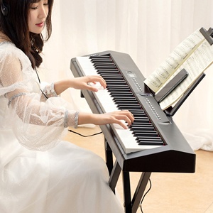 Clavier électronique portable MIDI BD MUSIC 88 touches avec haut-parleur intégré, design léger en plastique - Product Image 1