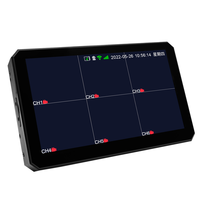 Système de suivi et de surveillance de véhicule 6CH 1080p avec écran de carte HDD et TF Ips Car Black Box