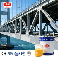 Peinture résistante à l'érosion de l'eau de mer pour ponts maritimes, rénovation de structures en acier, revêtement résistant aux intempéries