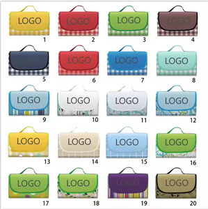 Alfombra de picnic plegable de Oxford con diseño a rayas, ligera y portátil, para uso en exteriores, para todas las estaciones, forma rectangular - Product Image 6