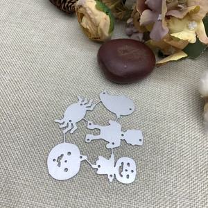 Stampo per taglio fai-da-te in acciaio al carbonio a tema Halloween, con design intagliato a fantasma e mostro, per lavori artigianali - Product Image 5