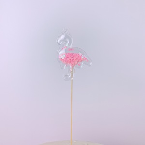 Gâteau Topper Fournitures Transparent Fée Paillettes Nuage Couronne Sirène Air Bag licorne Fête D'anniversaire Gâteau Topper - Product Image 6