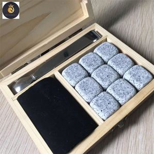 Fabricant Combinaison Stéatite Chilling Rocks Set Granit Stone Ice Cube <span class=keywords><strong>Whisky</strong></span> Pierres <span class=keywords><strong>whisky</strong></span> Pierres coffret cadeau - Product Image 5