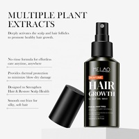 MELAO Huile de croissance capillaire à parfum longue durée, brume nourrissante pour les racines, réduit la casse avec de la biotine et de l'huile de Batana, spray de croissance capillaire