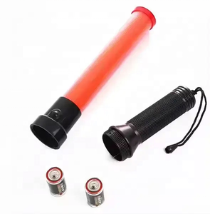 54cm LED clignotant sécurité routière signal de trafic baguette d'avertissement tige de contrôle du trafic bâton de trafic à piles/lumière Rechargeable - Product Image 5