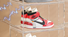 Porte transparente à ouverture frontale