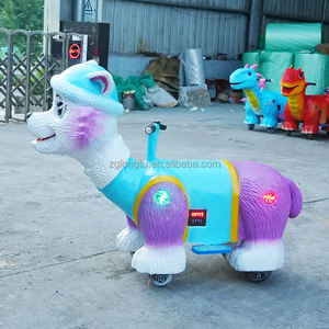 मॉल प्लाजा आउटडोर कार्निवल बच्चों के लिए डबल-सीटर कार्टून-थीम वाली इलेक्ट्रिक राइड-ऑन कार - Product Image 4