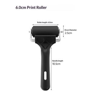 वेइज़ुआंग भारी ड्यूटी 6 सेमी/10 सेमी/15 सेमी/20 सेमी आकार काले रबर ड्राइंग किट दबाने वाली सामान उपकरण हीरा चित्रकला रोलर - Product Image 6