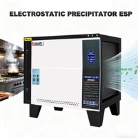 Extracteur de graisse commercial pour restaurant, système d'extraction de fumée de cuisine, précipitateur électrostatique, machine de traitement des gaz, directement de l'usine