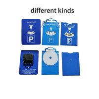 Disco de Estacionamiento Digital de Plástico con Logotipo Personalizado, Temporizador de Estacionamiento Electrónico, Accesorios Exteriores, Automático, Digital, para Automóvil