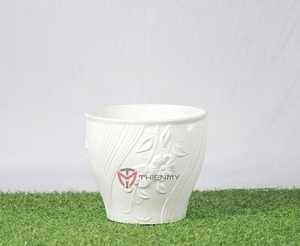 Jardinière en osier numérotée, ronde, moderne, auto-arrosante, conteneurs pour plantes, jardinière en plastique, pots de fleurs, pot de plante - Product Image 1