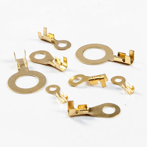 Nhà Máy Giá Nickel plated Brass uốn dây Giày thiết bị đầu cuối Vòng đồng thiết bị đầu cuối kết nối cáp nối uốn dây thiết bị đầu cuối - Product Image 3