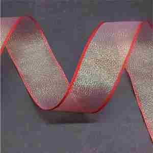 Hot Sale Luxury 4cm 10 Yards <b>Glitter</b> Eco-Friendly Washable High Tenacity Organza Ribbon for Wedding Gift Wrapping Bridal - Product Image 3
