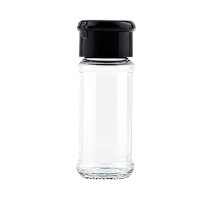 Frascos de vidrio transparente de 80ml <span class=keywords><strong>para</strong></span> especias, pimienta, especias, botella de vidrio, tarro de especias de vidrio barato con tapa de plástico <span class=keywords><strong>para</strong></span> batir - Product Image 3
