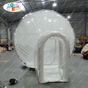 인간적인 크기 부는 눈을 가진 팽창식 눈 지구 사진 부스 - Product Image 6