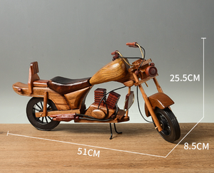 Mini modelo de avión de madera maciza hecho a mano, ecológico, decoración artesanal retro, regalos para hombres y niños - Product Image 6