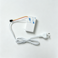 Miroir de salle de bain LED intelligent à trois couleurs 12V 1A de haute qualité avec interrupteur tactile pour lampe LED