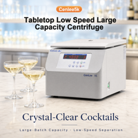 Centrifugeuse de laboratoire CenLee CE 4x500ml grande capacité pour la clarification des boissons, centrifugeuse de paillasse basse vitesse avec rotor oscillant