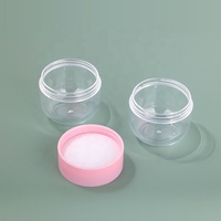 Bouteille en plastique vide de forme de capsule de double de tube de vitamine transparente unique de médecine pour la médecine