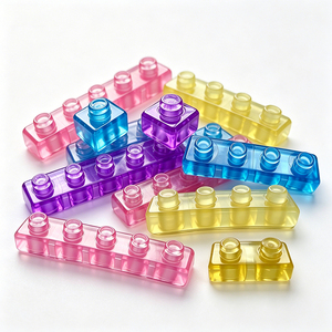 Bloques de Construcción Transparentes y Suaves, Juguete Sensorial Montessori, Juego de Rompecabezas de TPE para Niños, Juguete Educativo de Viaje para Guardería - Product Image 3