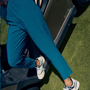 Nouveautés Été Pantalon droit classique en toile à taille élastique, infroissable, confortable, respirant, avec poche latérale, noir - Product Image 3