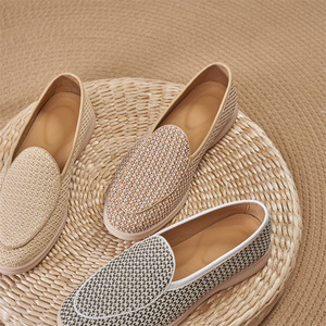 Chaussures mocassins tendance été pour hommes, chaussures de marche pour la vie quotidienne, tissu en maille, chaussures décontractées italiennes de haute qualité - Product Image 5