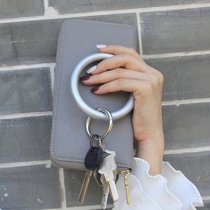 Braccialetto <span class=keywords><strong>Portachiavi</strong></span> in Pelle PU alla Moda per Donne, Vendita Calda negli USA e nel Regno Unito - Product Image 4