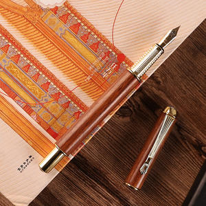 עיצוב 2025 חדש סיטונאי קצה גבוה עץ ייצור עט עץ מסניו perspenalis עטים מגולפים - Product Image 5