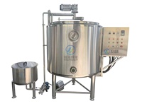 Ligne de production de fromage 500L 1000L 2000L machine de fabrication de fromage mozzarella cuve à fromage