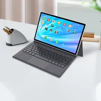 2-in-1 10.1 인치 창 태블릿 PC 인텔 Win10 OS 태블릿 노트북 스타일러스 펜 및 분리형 키보드
