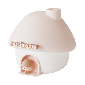 Humidificateur en forme de maison champignon mignon : 2000 mAh, 300 ml, brume nano silencieuse, lumière 7 couleurs, diffuseur USB de bureau pour la maison, le bureau et comme cadeau - Product Image 1