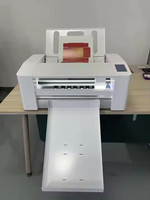 Máquina troqueladora A3 + de alimentación automática, máquina de plegado y corte, trazador de pegatinas digitales con bomba y componentes del núcleo del motor, con número de unidad del motor, 1 unidad