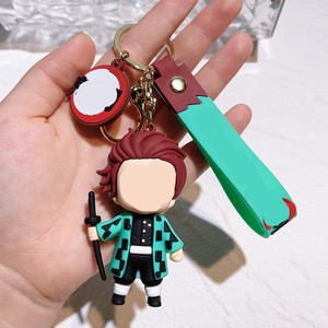 تصاميم جديدة رائجة البيع، سلسلة مفاتيح كرتونية من البلاستيك الناعم ثلاثي الأبعاد مخصصة بشخصيات الأنمي والأفلام، متوفرة في المخزون - Product Image 4