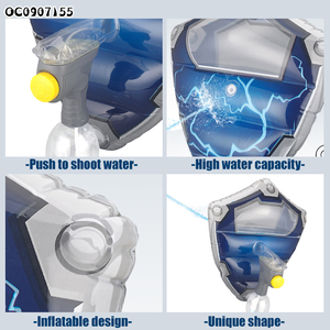 Juguete de pistola de agua de inflado automático eléctrico divertido de tiro de 450mL para niños - Product Image 4