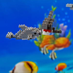 Bloques de construcción de animales marinos para niños, juguetes educativos, Nano bloques de construcción - Product Image 3