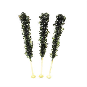 Fabricant de bonbons en gros OEM, sucettes artisanales colorées en cristal de roche, bâtonnets de 17g, saveur <span class=keywords><strong>fruit</strong></span>ée, emballage en bouteille - Product Image 3