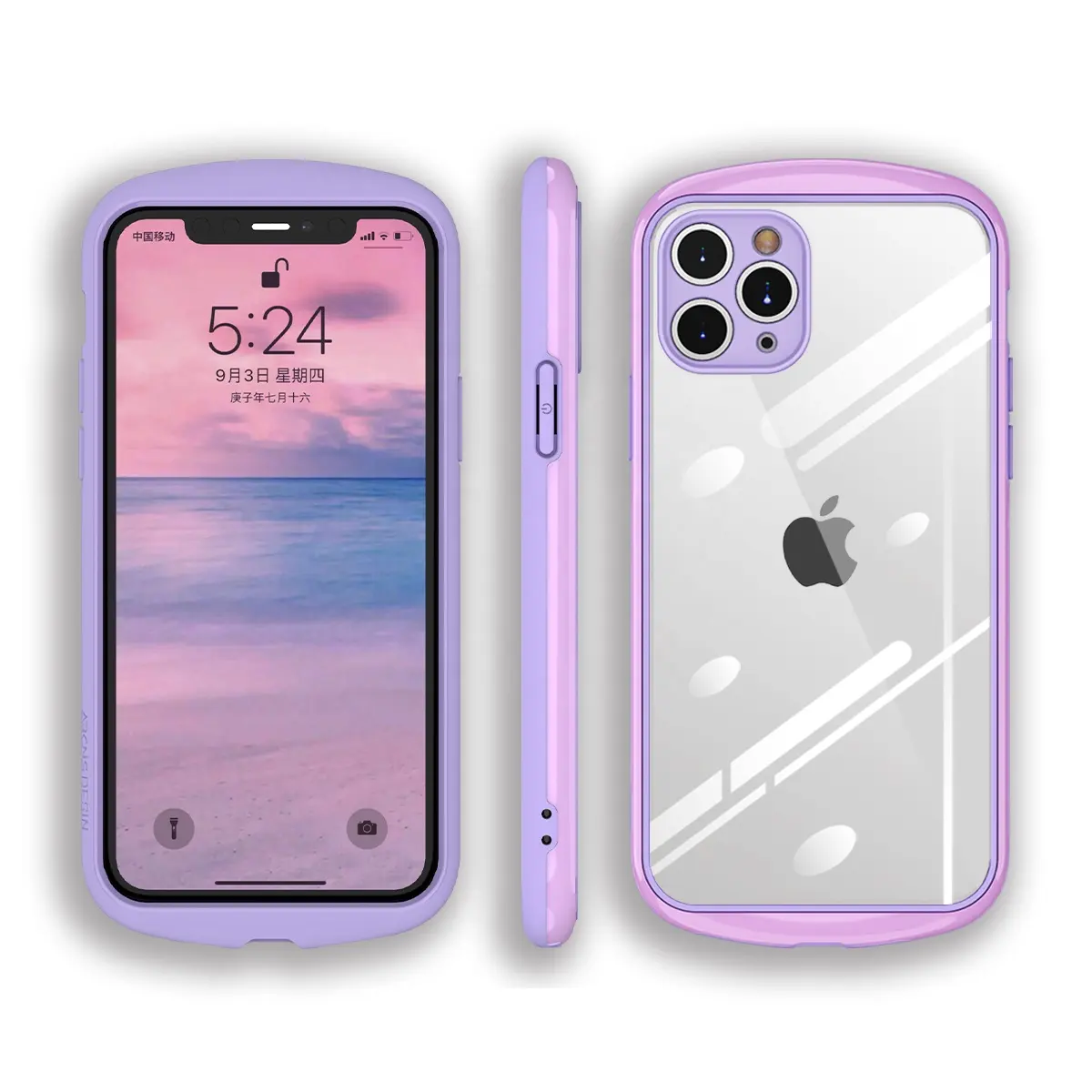 Phone Case Wholesale TPU PC Acrylic Hybrid Custom Full Protective Clear Back Cover for iPhone 11/11 Pro/11 Pro Max
