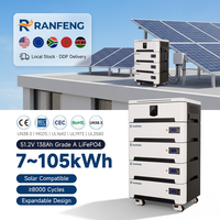 Baterai LiFePO4 yang Dapat Ditumpuk 51.2V 314Ah All-In-One 7kWh 14kWh 21kWh Inverter Tenaga Surya Cadangan untuk Stasiun Basis Menara Telekomunikasi OEM ODM
