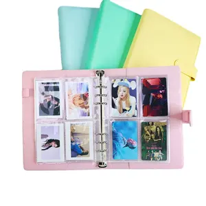 100 Page Magnetic Photo Album Loose Leaf 3 Ring Binder No Glue Or