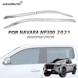 Visera Protectora de Lluvia WZXD, Nuevo Accesorio Exterior para Automóvil, ABS Cromado de Alta Calidad para Navara NP300 2021 - Product Image 2