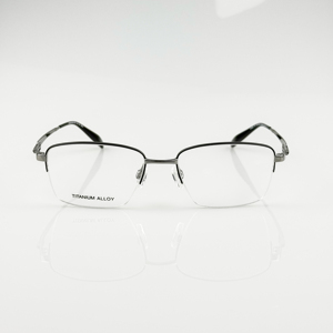 Thượng Hải jheyewear nửa gọng Retro linh hoạt Bộ nhớ kim loại Marcos opticos khung quang - Product Image 6