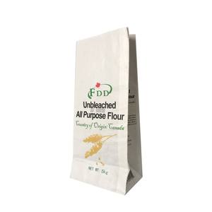 Bolsa de papel Kraft multicapa personalizada para harina de trigo, fondo cuadrado (<span class=keywords><strong>SOS</strong></span>), bolsa de papel para harina de trigo, maíz, soja, embalaje - Product Image 2