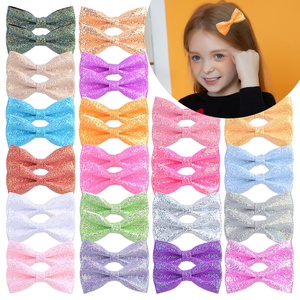 กิ๊บติดผมรูปหัวใจแบบกลิตเตอร์ลายการ์ตูนสำหรับงานปาร์ตี้  แบบเรขาคณิตโปร่งแสง  สำหรับเด็กผู้หญิง  ขายส่งและรับผลิตตามแบบ - Product Image 3