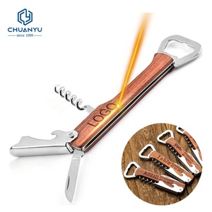 Gran oferta, <span class=keywords><strong>Sacacorchos</strong></span> de madera de alta calidad con caja de regalo, abridor de vino con mango de madera, logotipo personalizado - Product Image 2